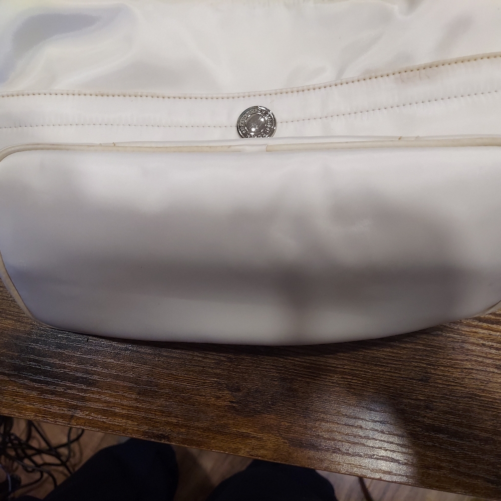 Coach Hampton Hobo White Satin Small Bag 8 F11668 SEE PHOTOS - Picture 3 of 8